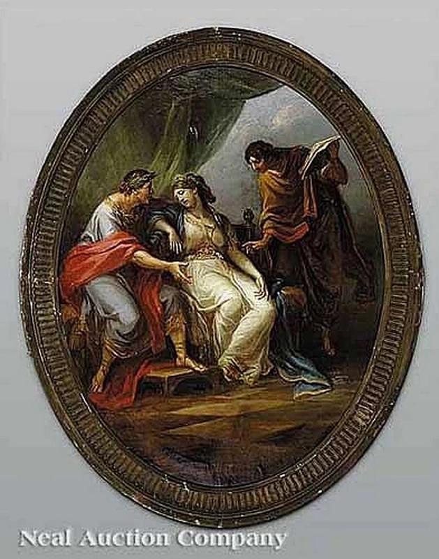 Virgilio legge l'Eneide ad Augusto e Ottavia